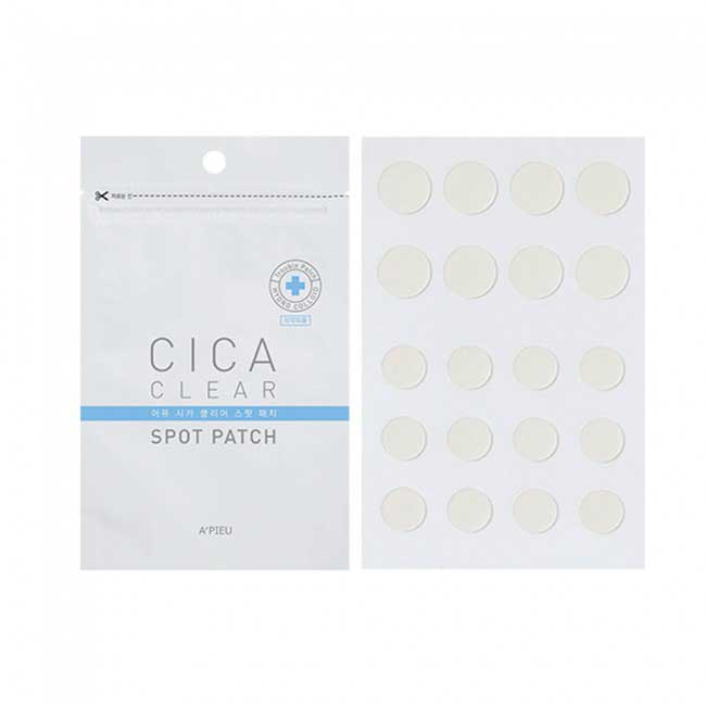 A'pieu Cica Clear Spot Patch - Патчи гидроколлоидные для экстренного лечения прыщей