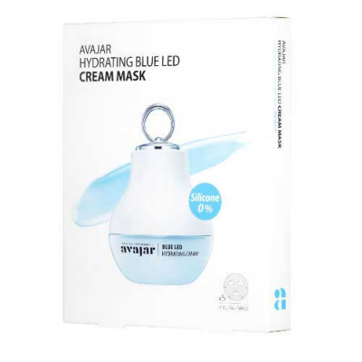 Avajar Hydrating Blue Led Cream Mask - Увлажняющая кремовая маска 5 шт