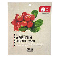 Mijin Cosmetics Essence Mask Arbutin - Маска для лица тканевая арбутин 25 г