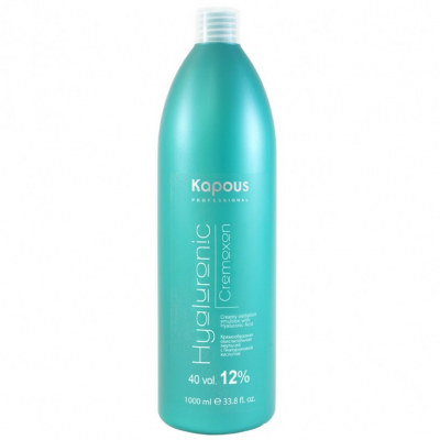 Kapous Hyaluronic Cremoxon - Кремообразная окислительная эмульсия с гиалуроновой кислотой 12% 1000 мл