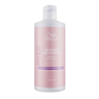 Wella Invigo Blonde Recharge Shampoo - Шампунь-нейтрализатор желтизны для холодных светлых оттенков 500 мл