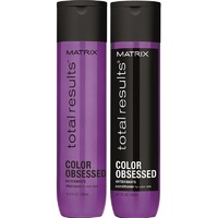 Matrix Total Results Color Obsessed - Новогодний набор для защиты цвета волос (шампунь 300 мл + кондиционер 300 мл)
