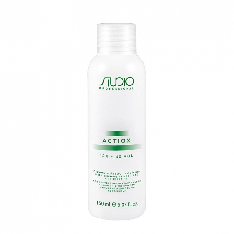 Kapous Studio Professional ActiOx - Кремообразная окислительная эмульсия с экстрактом женьшеня и рисовыми протеинами 12% 150 мл