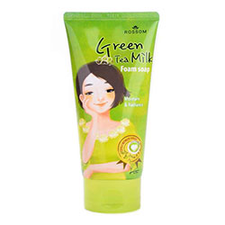 Mukunghwa Rossom Milk Foam Soap Green Tea - Пенка для умывания (зеленый чай) 150 мл
