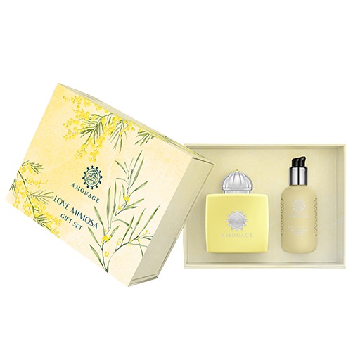 Amouage Love Mimosa For Women - Набор (парфюмерная вода 100 мл + 100 лосьон для тела)