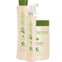 Honma Tokyo H-Detox - Детокс-набор для волос (шампунь 1000 мл, маска 1000 мл, детокс-флюид восстанавливающий 500 мл)