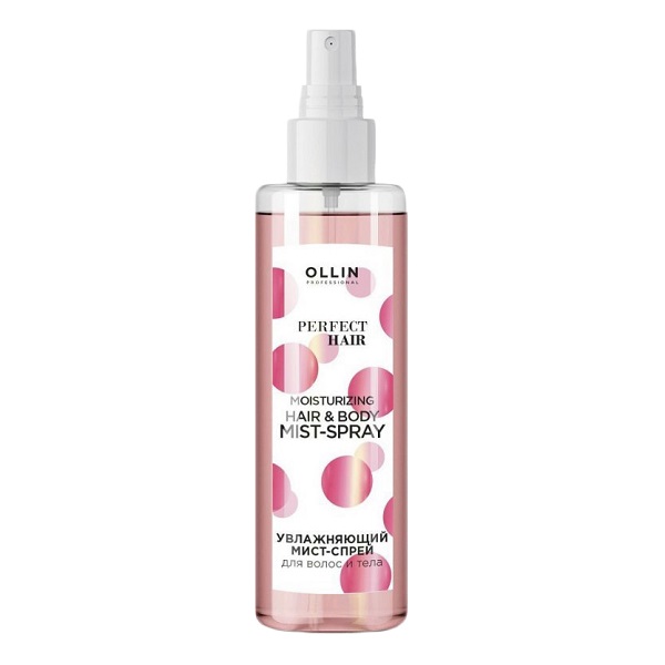 Ollin Perfect Hair Moisturizing Hair and Body Mist-Spray - Увлажняющий мист-спрей для волос и тела 120 мл