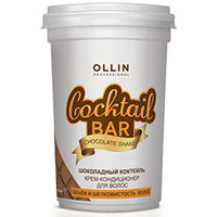 Ollin Cocktail Bar Conditioner Chocolate Cocktail - Крем-кондиционер для волос "шоколадный коктейль" объём и шелковистость волос 500 мл