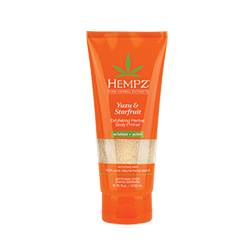 Hempz Yuzu and Starfruit Exfoliating Herbal Body Primer - Скраб подготавливающий перед загаром юдзу и карамбола 200 мл