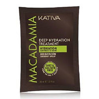 Kativa Macadamia Mask Salt and Sulfate Free - Интенсивно увлажняющий уход для волос 35 г