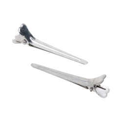 Dewal CL2415 - Зажим для волос металл, 5,5 см, 12 шт/уп