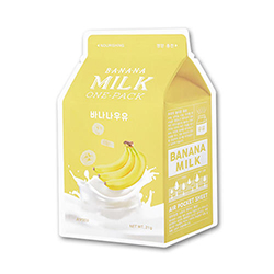 A'pieu  Banana Milk One-Pack - Маска для лица тканевая банан 21 г