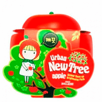 Baviphat Urban Dollkiss New Tree Apple Instant Tone Up Brightening Pack - Маска для лица осветляющая 100 г