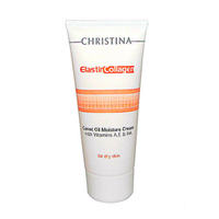 Christina Elastin Collagen Carrot Oil Moisture Cream with Vit A, E and HA - Увлажняющий крем с морковным маслом, коллагеном и эластином для сухой кожи 100 мл