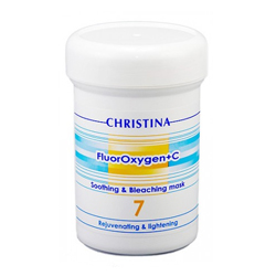 Christina FluorOxygen +C Soothing and Bleaching Mask - Успокаивающая маска с осветляющим эффектом 250 мл