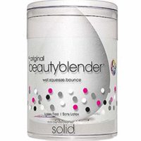 Beautyblender Pure, Blendercleanser Solid Mini - Спонж белый, мини-мыло
