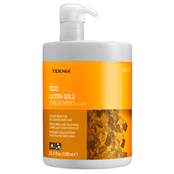Lakme Teknia Ultra Gold Treatment - Средство для поддержания оттенка окрашенных волос "Золотистый" 1000 мл