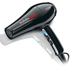 BaByliss Pro SL Ionic - Фен черный 1900 вт, ионизация, 1 насадка