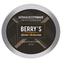 Brelil Berry'S Barber Glossy Pomade - Моделирующая помада для волос с ультраблеском 50 мл