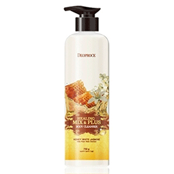 Deoproce Body Healing Mix and Plus Body Cleaser White Honey Jasmine - Гель для душа (мед и жасмин) 750 г