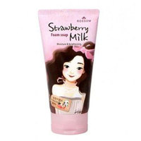 Mukunghwa Rossom Milk Foam Soap Strawberry - Пенка для умывания (клубника) 150 мл