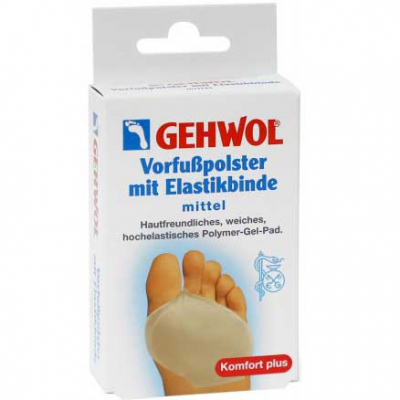 Gehwol Vorfubpolster Mit Elastikbinde - Защитная гель-подушка под плюсну из гель-полимера и эластичной ткани 1 шт
