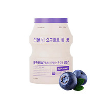 A'pieu Real Big Yogurt One Bottle Blueberry - Маска для лица тканевая йогуртная черника 20 г