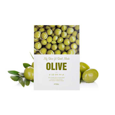 A'pieu My Skin Fit Sheet Mask Olive - Маска для лица тканевая с экстрактом оливы 25 г