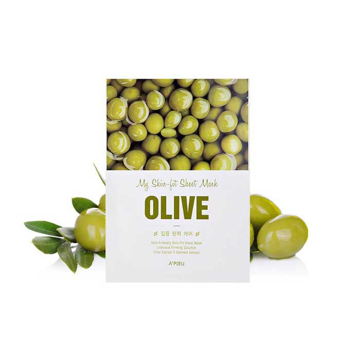 A'pieu My Skin Fit Sheet Mask Olive - Маска для лица тканевая с экстрактом оливы 25 г