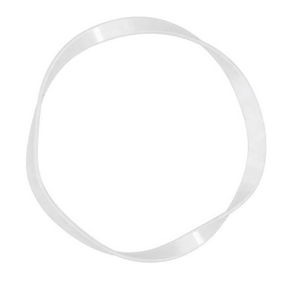 Invisibobble Basic Crystal Clear - Резинка для волос с подвесом (прозрачный) 10 шт