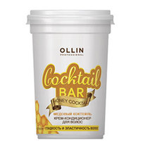 Ollin Cocktail Bar Conditioner Honey Cocktail - Крем-кондиционер для волос "медовый коктейль" гладкость и эластичность волос 500 мл