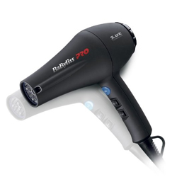BaByliss Pro SL Ionic BAB5586E - Фен, ион+турмалин, черный, 1900 Вт