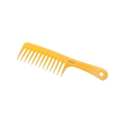 Dewal CO-6808-SO - Гребень Prosun моделирующий, с ручкой, антистатик, желтый 24,5 см