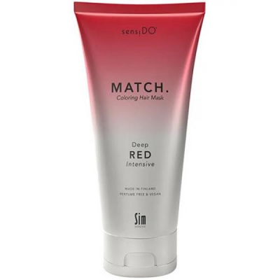 Sim Sensitive SensiDo Match Deep Red Intensive - Маска оттеночная красная интенсивная 200 мл