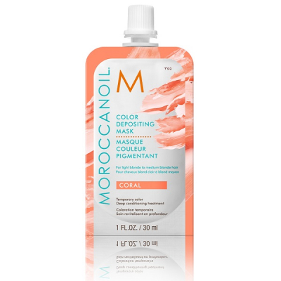 Moroccanoil Color Depositing Mask Coral - Тонирующая маска корал 30 мл