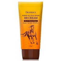 Deoproce Horse Oil Hyalurone BВ Cream Natural Beige - Крем ББ с гиалуроновой кислотой и лошадиным жиром тон 21 (натуральный бежевый) 60 г