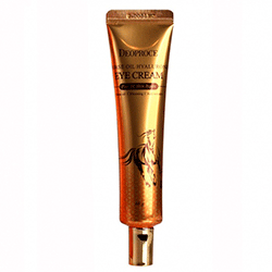 Deoproce Horse Oil Hyalurone Eye Cream - Крем для глаз с гиалуроновой кислотой и лошадиным жиром 40 г