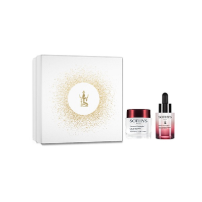 Sothys Detox Energie Box - Набор подарочный (омолаживающий энергонасыщающий детокс-крем 50 мл, энергонасыщающая сыворотка комплексного действия 30 мл)