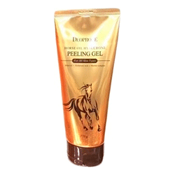 Deoproce Horse Oil Hyalurone Peeling Gel - Пилинг-гель с гиалуроновой кислотой и лошадиным жиром 170 г