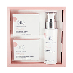 Holy Land Vitalise Kit - Набор очищающая эмульсия 100 мл, дневной крем 50 мл, ночной крем 50 мл