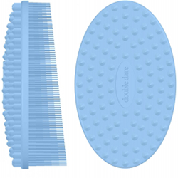 Double Dare I.M. Buddy - Массажная силиконовая щетка голубая 