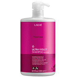 Lakme Teknia Ultra Violet Shampoo - Шампунь для поддержания оттенка окрашенных волос "Фиолетовый" 1000 мл