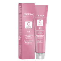 Tefia Color Creats - Крем-краска для волос с маслом монои 5.3 светлый брюнет золотистый 60 мл
