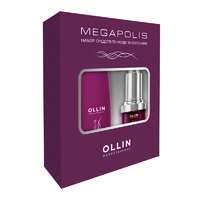 Ollin Professional Megapolis - Набор для волос (шампунь на основе черного риса 200 мл, активный комплекс 7 в 1 30 мл)
