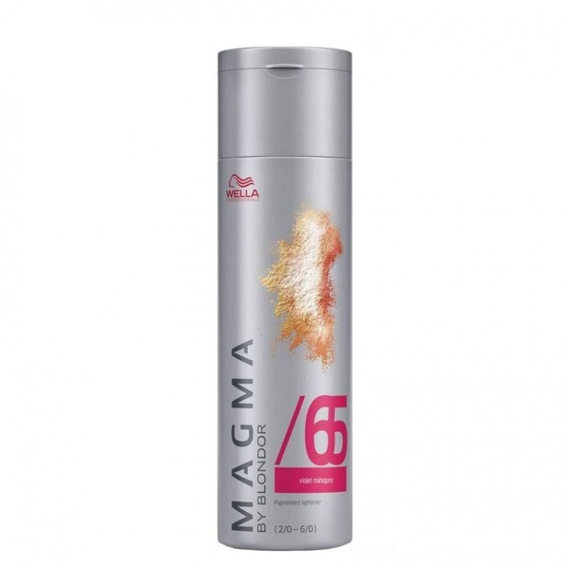 Wella Magma By Blondor - Краска для цветного мелирования /65 фиолетово-махагоновый 120 г