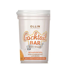 Ollin Cocktail Bar Conditioner Egg Cocktail - Крем-кондиционер для волос "яичный коктейль" блеск и восстановление волос 500 мл