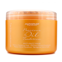 Alfaparf Precious Oil Tradition Anti-Frizz Mask - Разглаживающая маска для всех типов волос 500 мл