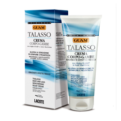 Guam Talasso - Крем для снятия тяжести в ногах освежающий увлажняющий 200 мл