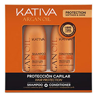 Kativa Hair Protection - Набор увлажняющий с маслом арганы (шампунь 100 мл + кондиционер 100 мл)