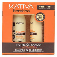 Kativa Hair Nutrition - Набор укрепляющий с кератином (шампунь 100 мл + кондиционер 100 мл)